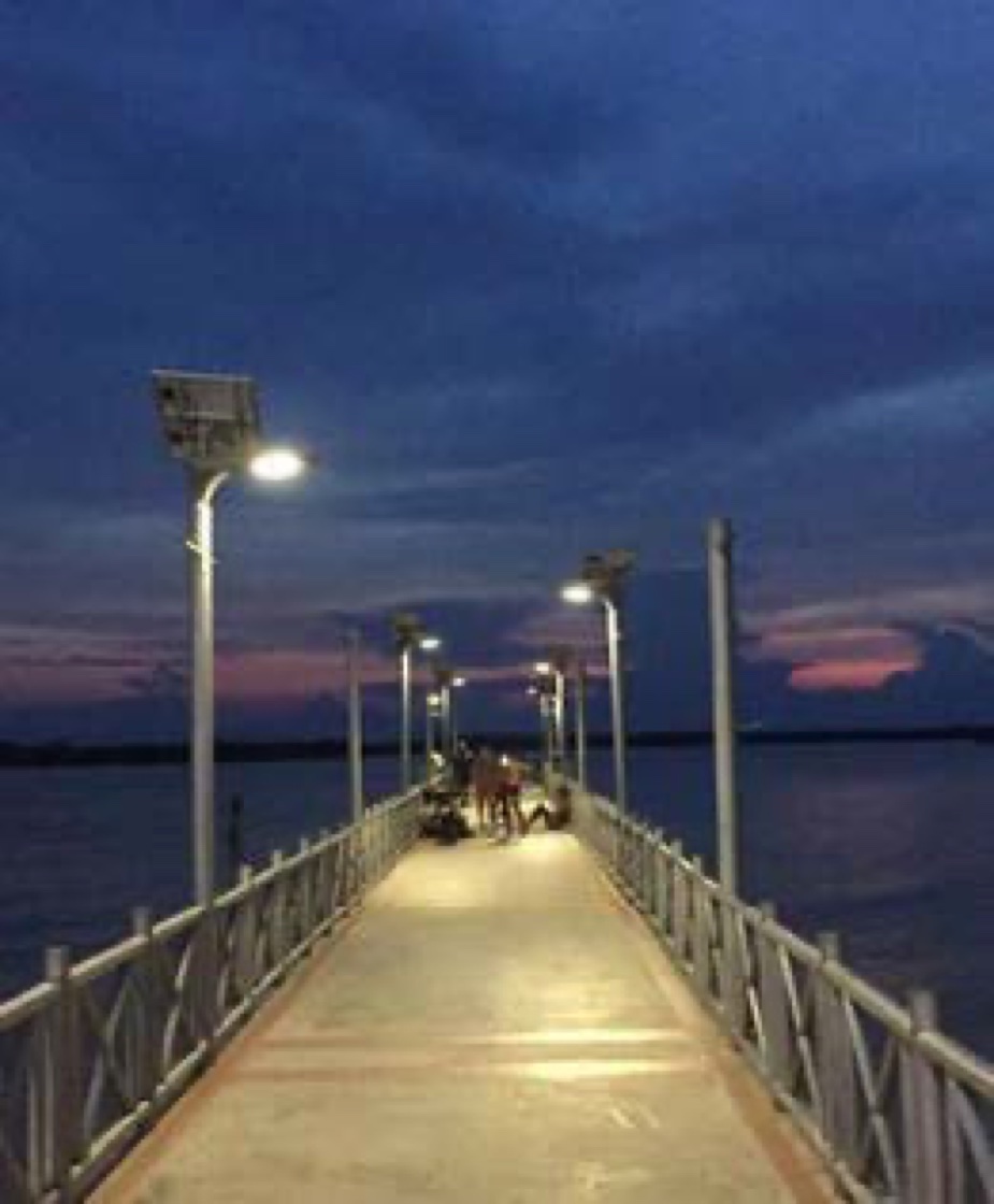 120W solar street light — Melaka