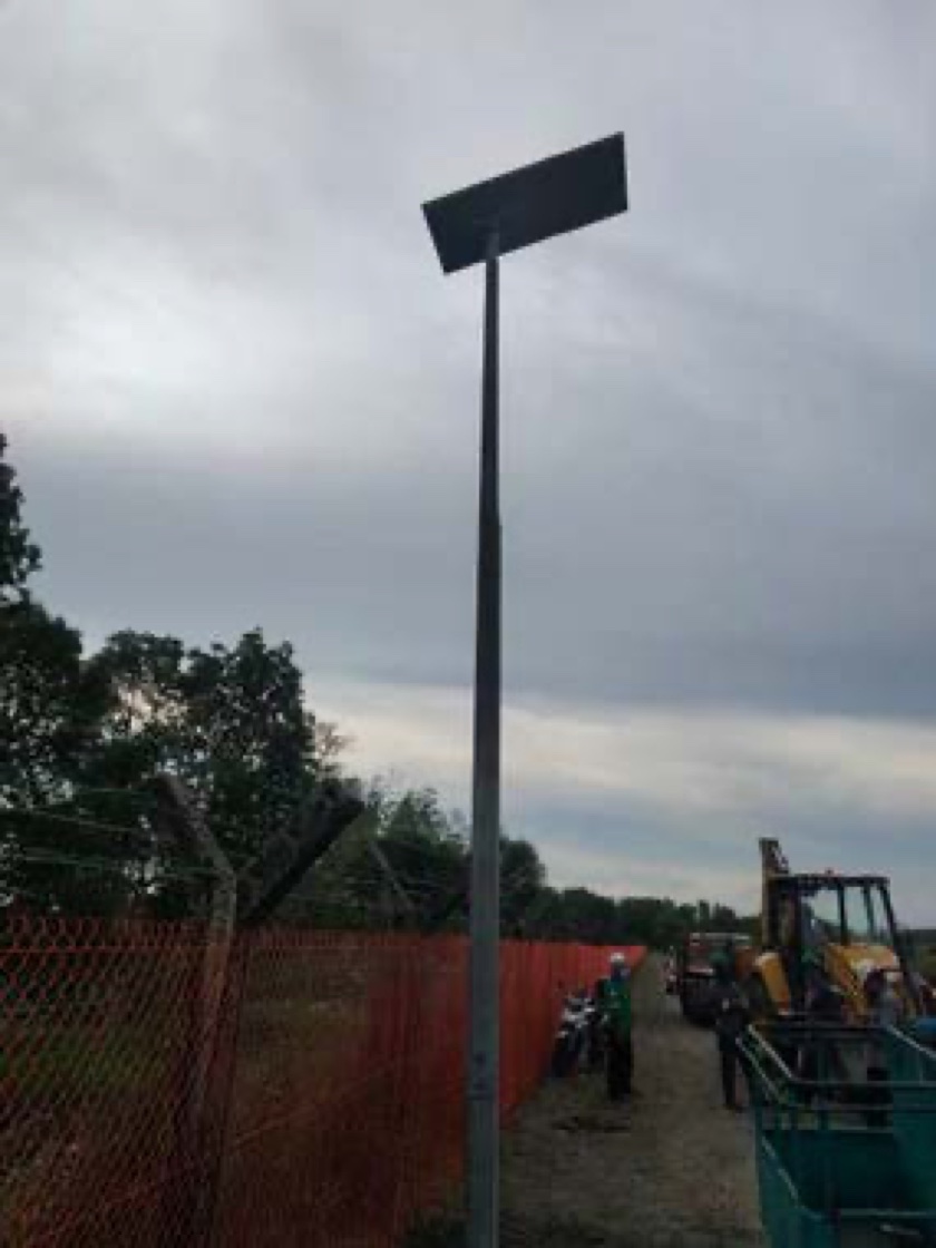 All-in-one solar street light